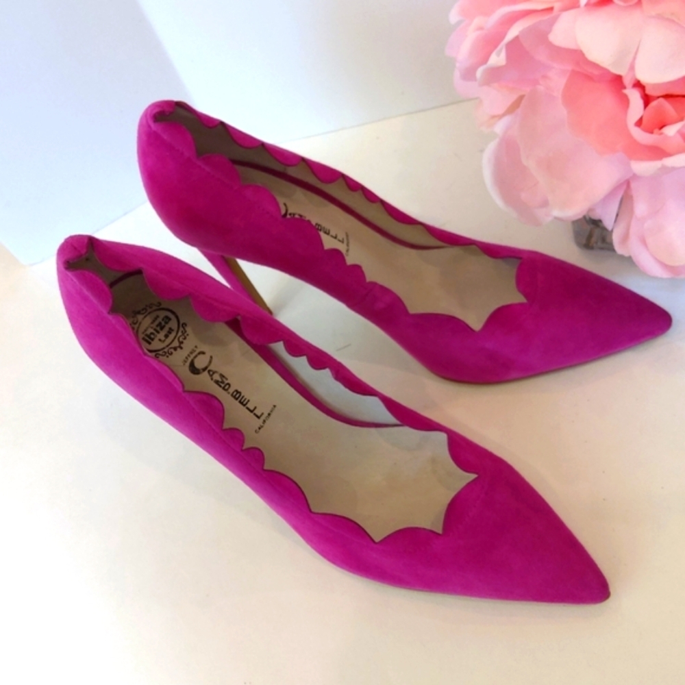 Jeffrey Campbell hot pink high heels pumps shoes - Picture 2 of 13